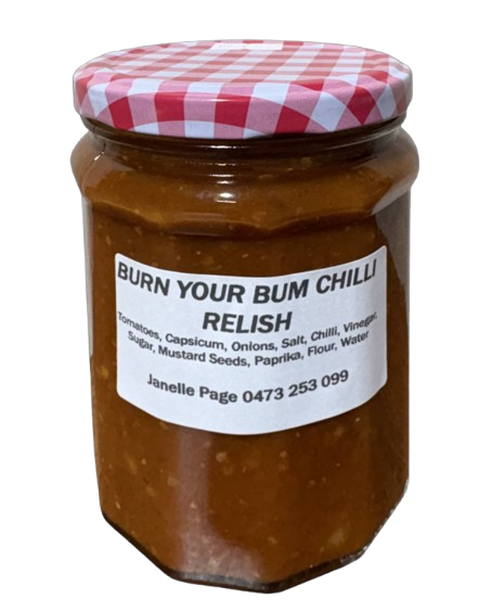 Burn Your Bum Chilli Relish