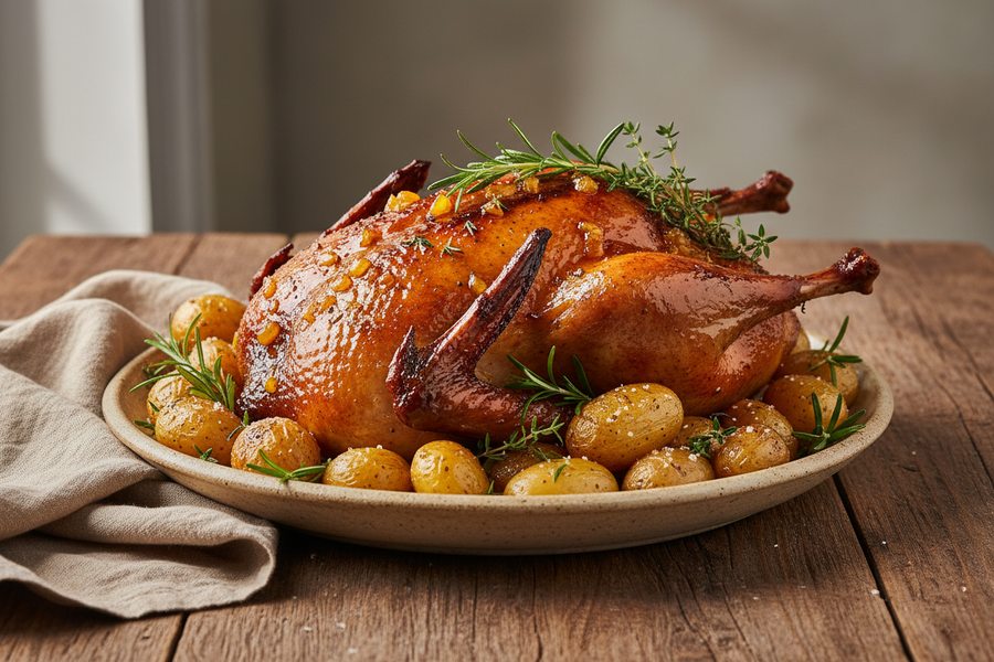 Citrus Marmalade Glazed Duck