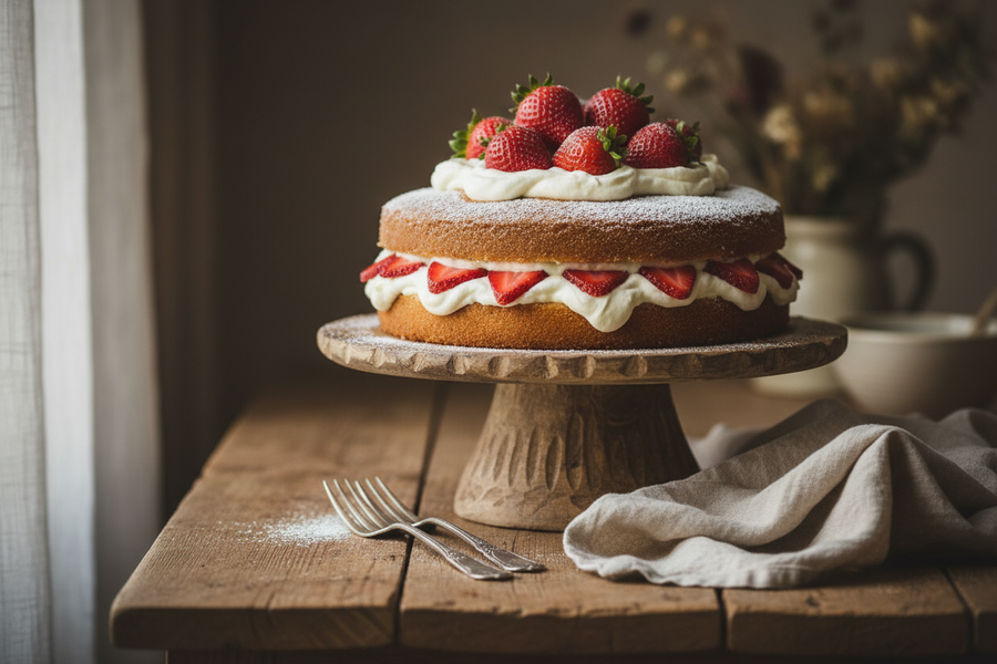 Classic Strawberry Victoria Sponge