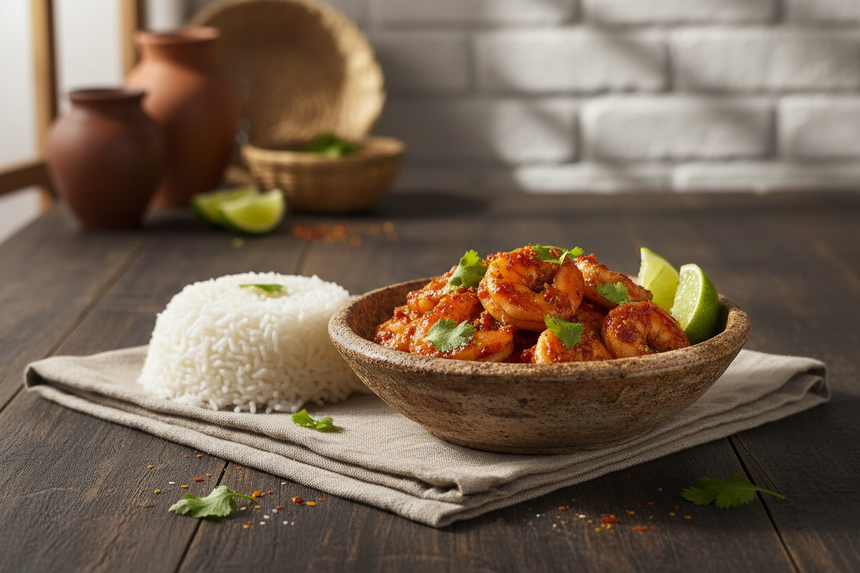 Hot Chilli Relish Prawns