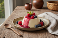 Lilly Pilly Jam & Vanilla Panna Cotta
